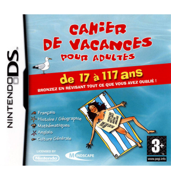 Cahier de vacances pour adultes