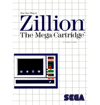 Zillion the mega cartridge