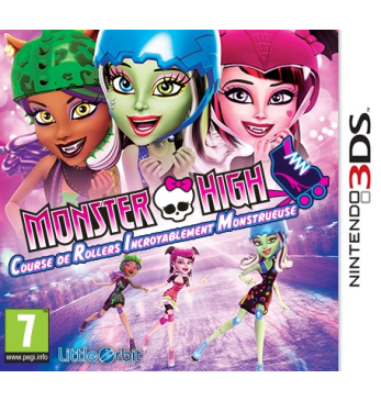 Monster high course de rollers incroyablement monstrueuse
