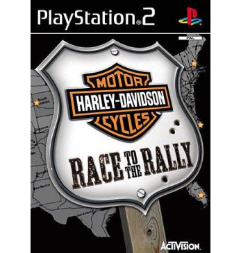 Harley-davidson motor cycles race to the rally