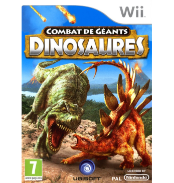Combat de geants dinosaures